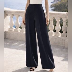 BOSTON PROPER High-Waisted Wide-Leg Pants M NWOT